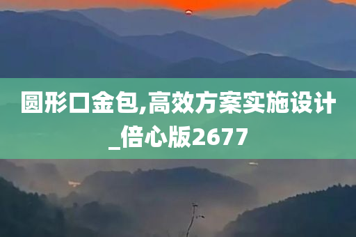 圆形口金包,高效方案实施设计_倍心版2677