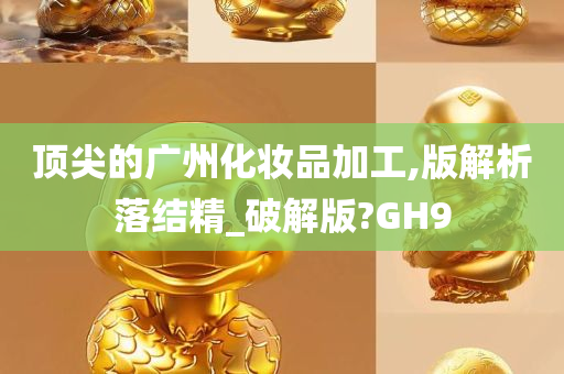 顶尖的广州化妆品加工,版解析落结精_破解版?GH9