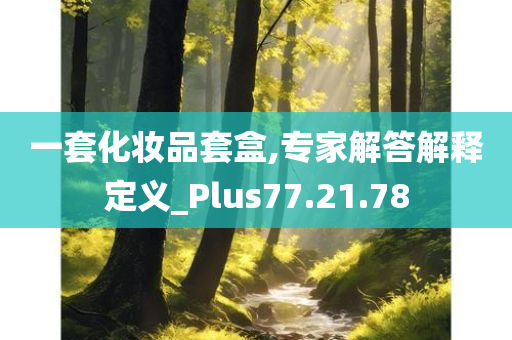 一套化妆品套盒,专家解答解释定义_Plus77.21.78