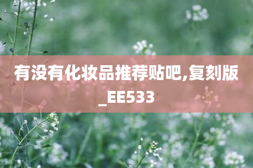 有没有化妆品推荐贴吧,复刻版_EE533