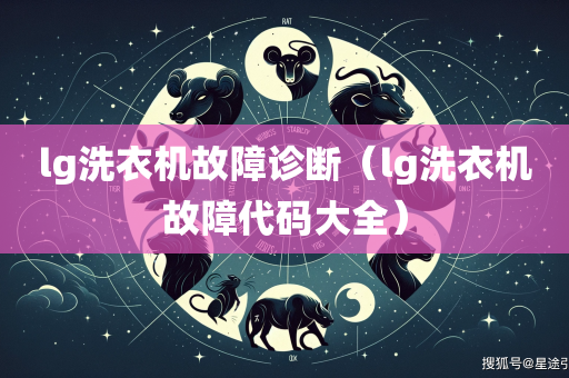 lg洗衣机故障诊断（lg洗衣机故障代码大全）