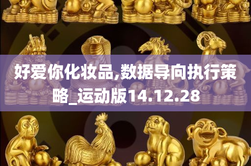 好爱你化妆品,数据导向执行策略_运动版14.12.28