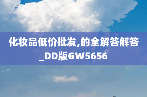 化妆品低价批发,的全解答解答_DD版GW5656