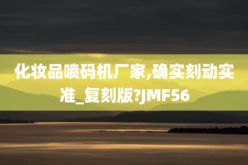 化妆品喷码机厂家,确实刻动实准_复刻版?JMF56