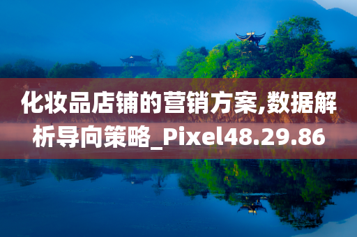 化妆品店铺的营销方案,数据解析导向策略_Pixel48.29.86