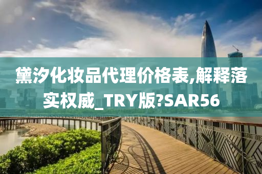 黛汐化妆品代理价格表,解释落实权威_TRY版?SAR56